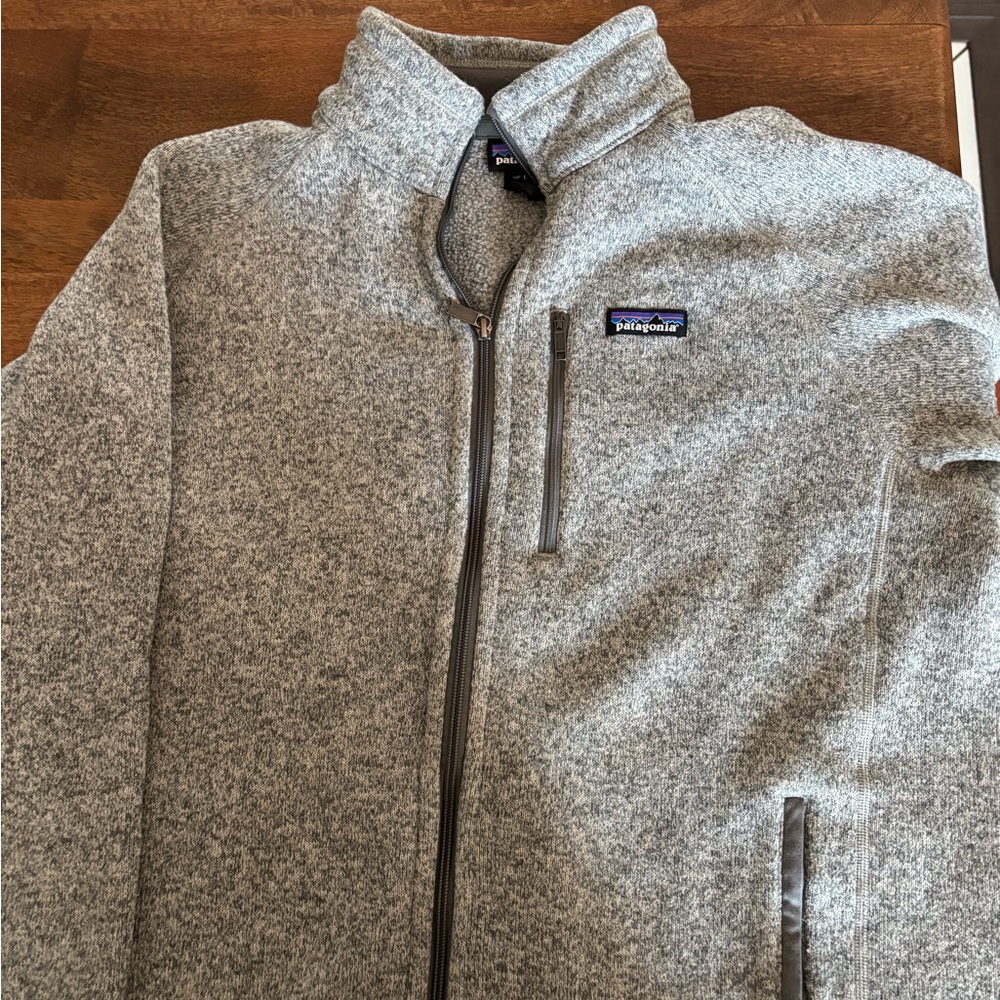 Patagonia Heather Gray Fleece Jacket